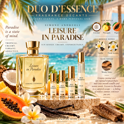 Simone Andreoli Leisure in Paradise – Fragrance Decant