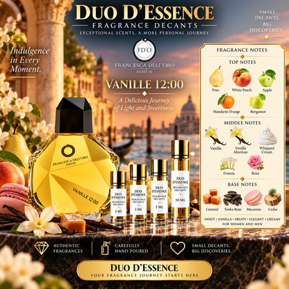 Francesca dell’Oro Vanille 12:00 – Fragrance Decant