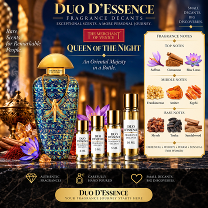 The Merchant of Venice Queen of The Night – Fragrance Decant
