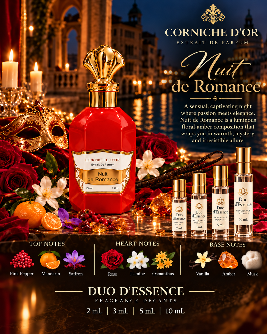 Corniche D’Or Nuit de Romance – Fragrance Decant