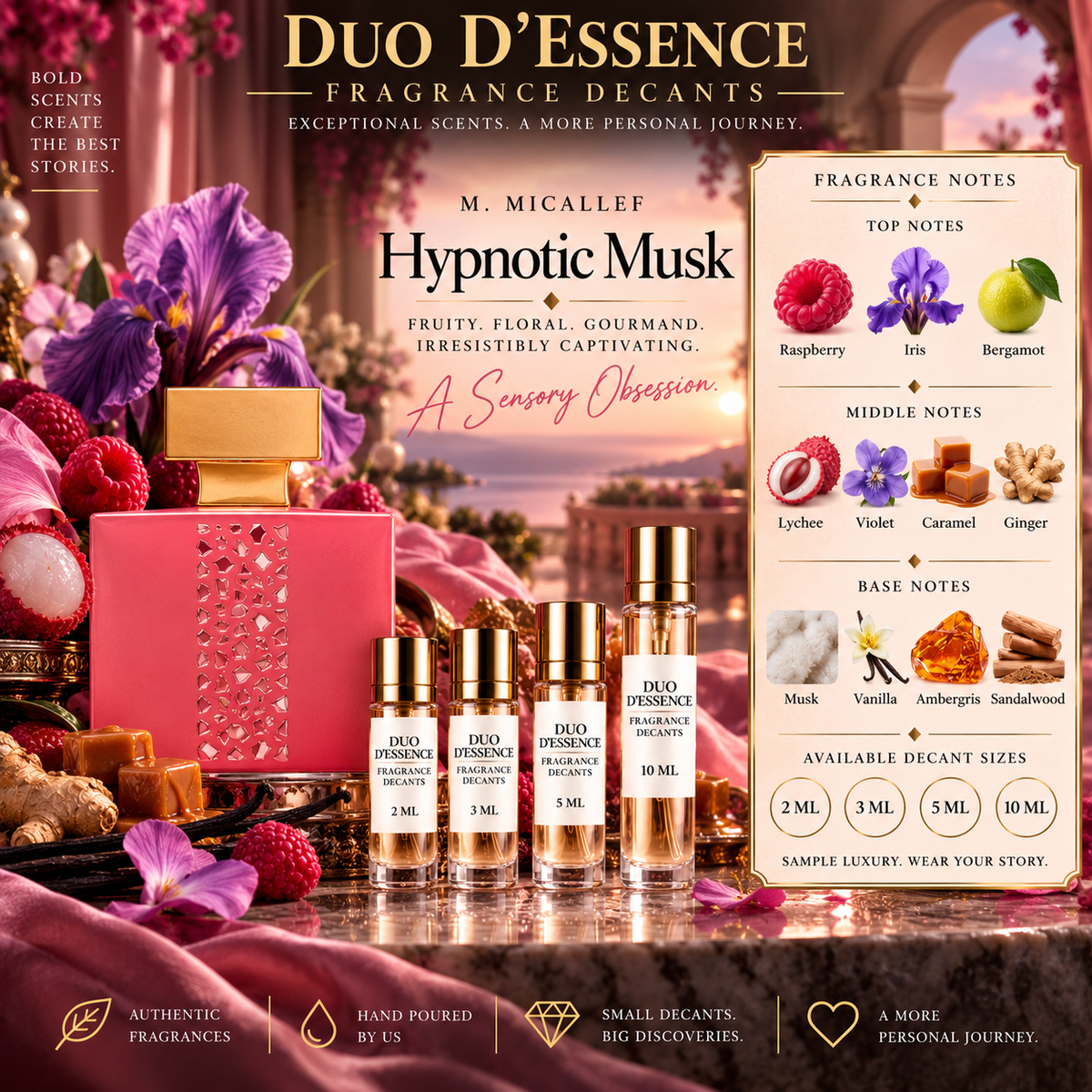 M. Micallef Hypnotic Musk – Fragrance Decant