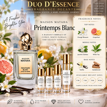 Maison Mataha Printemps Blanc – Fragrance Decant