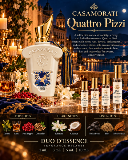 Xerjoff Casamorati Quattro Pizzi – Fragrance Decant